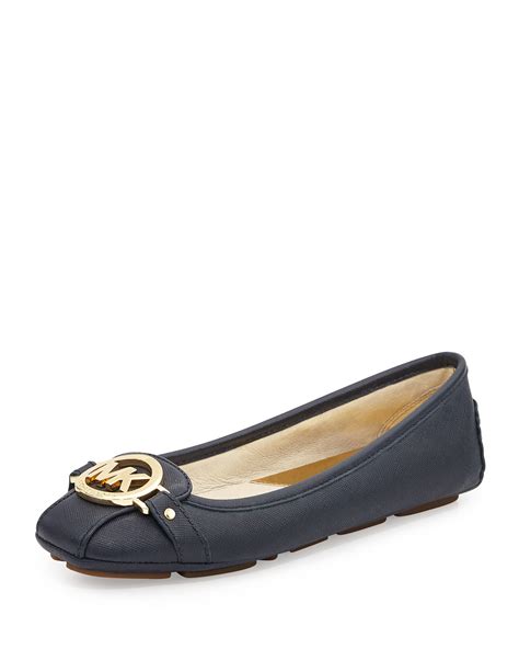 michael kors fulton saffiano moccasin flats|MICHAEL Michael Kors Fulton Moc Flats .